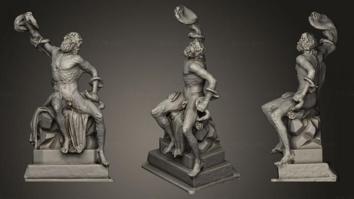 Статуи античные и исторические (Лаокоон, STKA_0887) 3D модель для ЧПУ станка